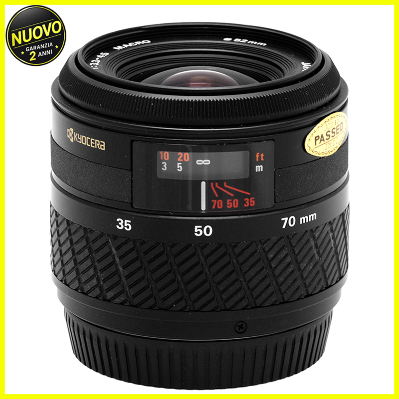 Yashica AF 35-70mm f3,3-4,5 Macro obiettivo per fotocamere reflex AF a pellicola