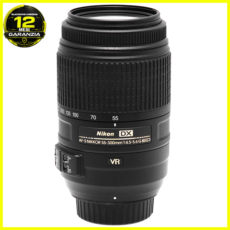 Nikon AF-S 55-300mm f/4.5-5.6G ED DX VR obiettivo stabilizzato testato