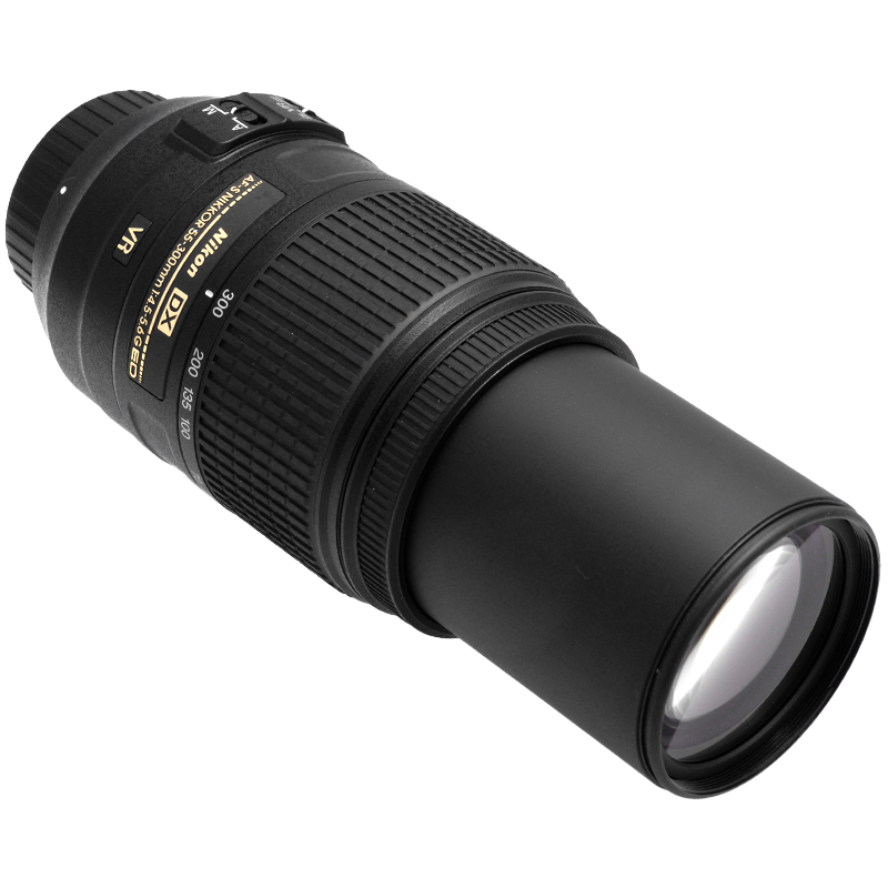 Nikon AF-S 55-300mm f/4.5-5.6G ED DX VR dettaglio baionetta