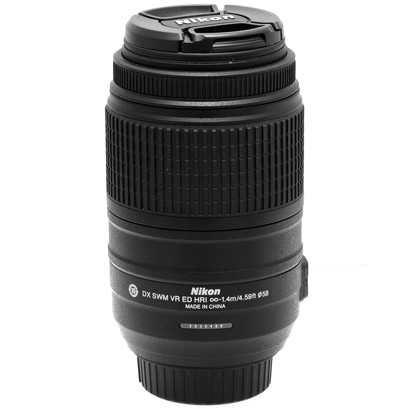 Nikon AF-S 55-300mm f/4.5-5.6G ED DX VR lato