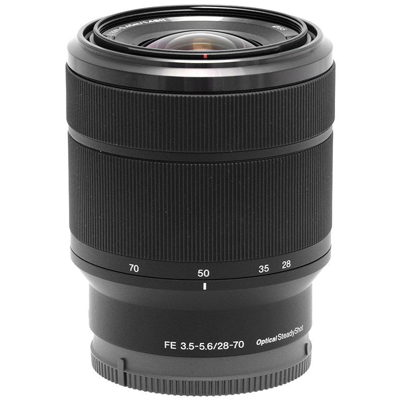 Sony FE 28-70mm OSS vista frontale