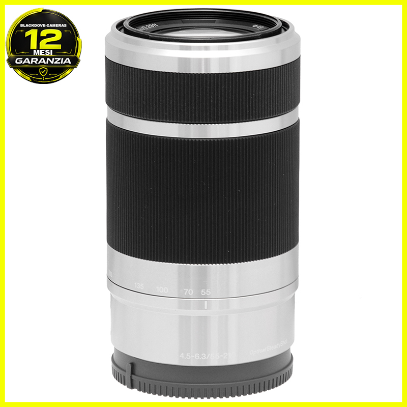Sony E 55-210mm f/4.5-6.3 OSS Silver teleobiettivo stabilizzato