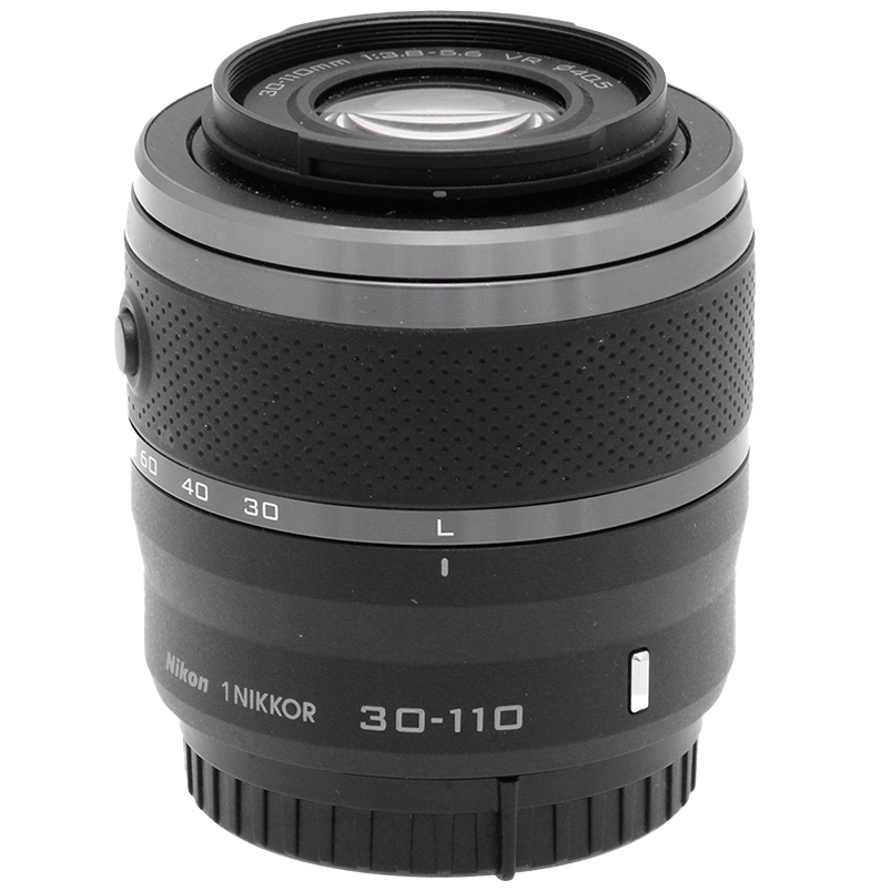 Nikon 1 Nikkor 30-110mm VR Black vista laterale