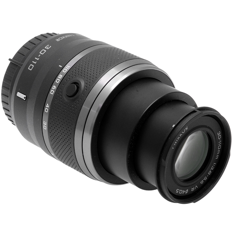 Nikon 1 Nikkor 30-110mm VR Black dettaglio innesto Nikon 1 CX