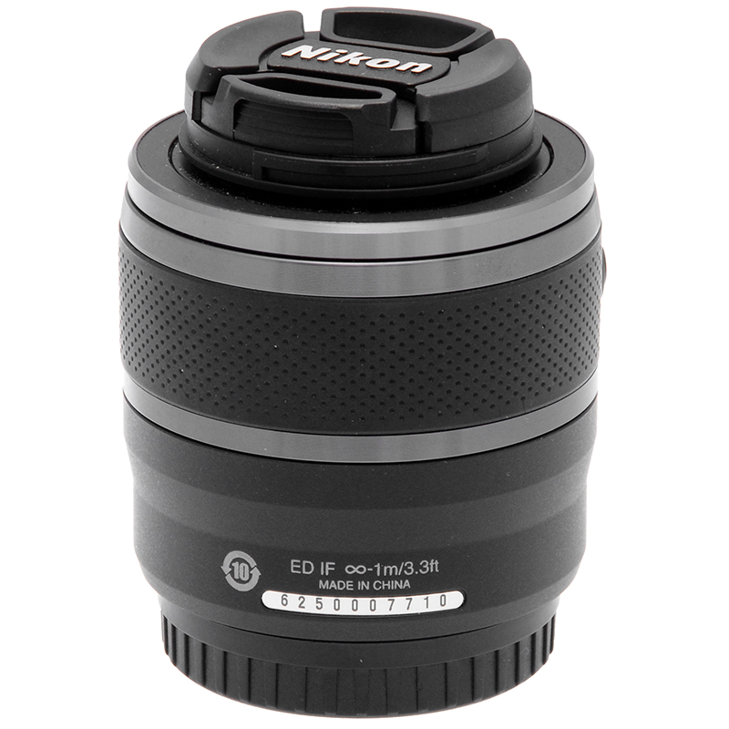 Nikon 1 Nikkor 30-110mm VR Black dettaglio corpo obiettivo