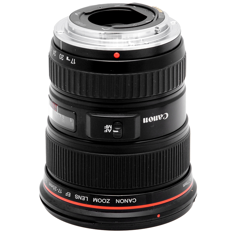 Canon 17-40mm L dettaglio corpo obiettivo