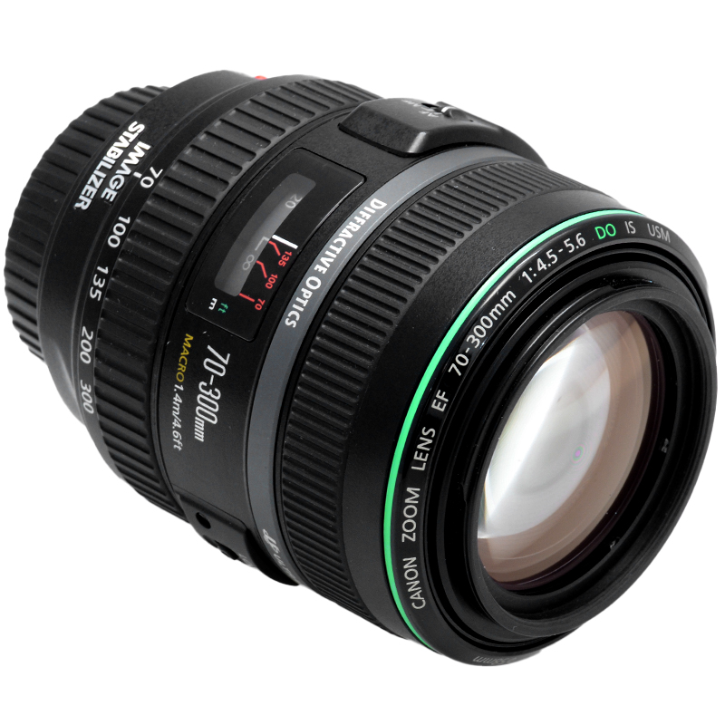 Canon 70-300mm DO IS dettaglio innesto EF