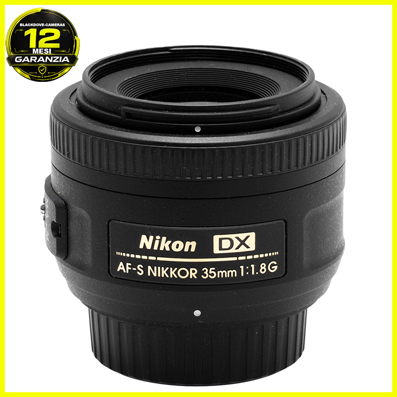 Nikon AF-S 35mm f/1.8 G DX vista frontale