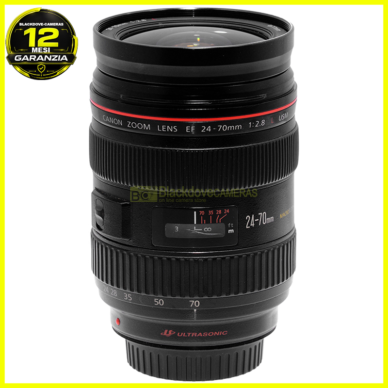 Canon EF 24-70mm f/2.8 L USM vista frontale