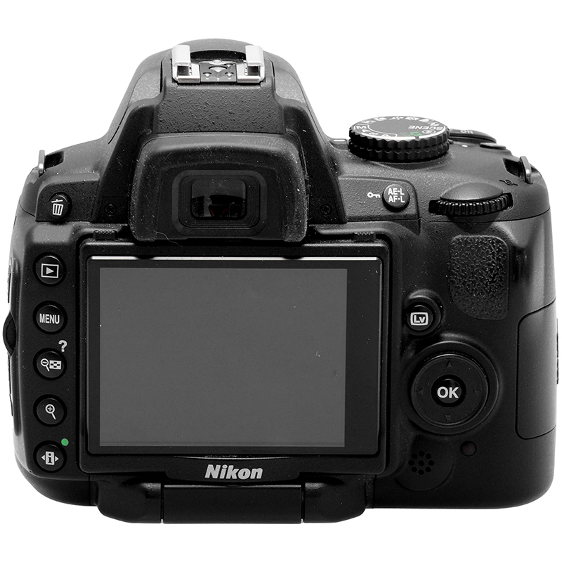 Nikon D5000 lato sinistro