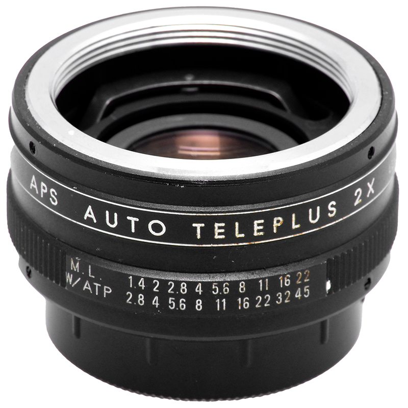 APS Automatic Auto Teleplus 2x M42 Mount Moltiplicatore per Obiettivi a vite 8 APS Teleplus 2x M42 lato A