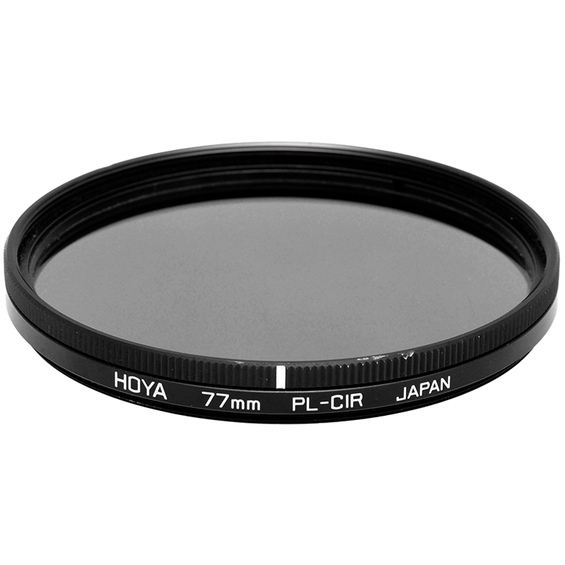 77mm. filtro Polarizzatore circolare Hoya a vite M77. Polarizer filter. 7 Hoya CPL 77mm lato A