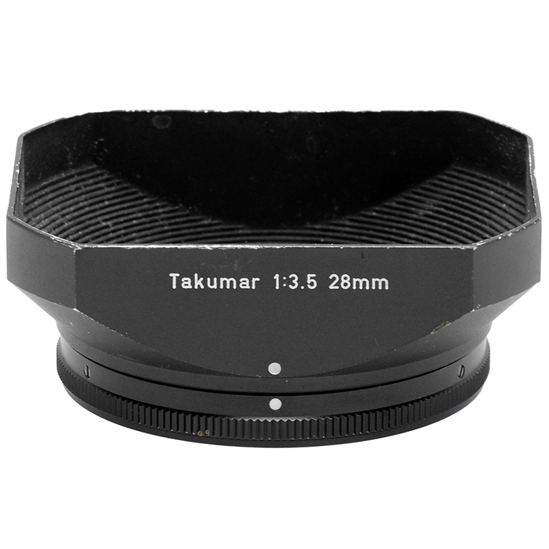 Pentax Asahi Paraluce a vite 49mm. Takumar Originale per 28mm f/3.5 M42 8 Pentax Paraluce Takumar lato A