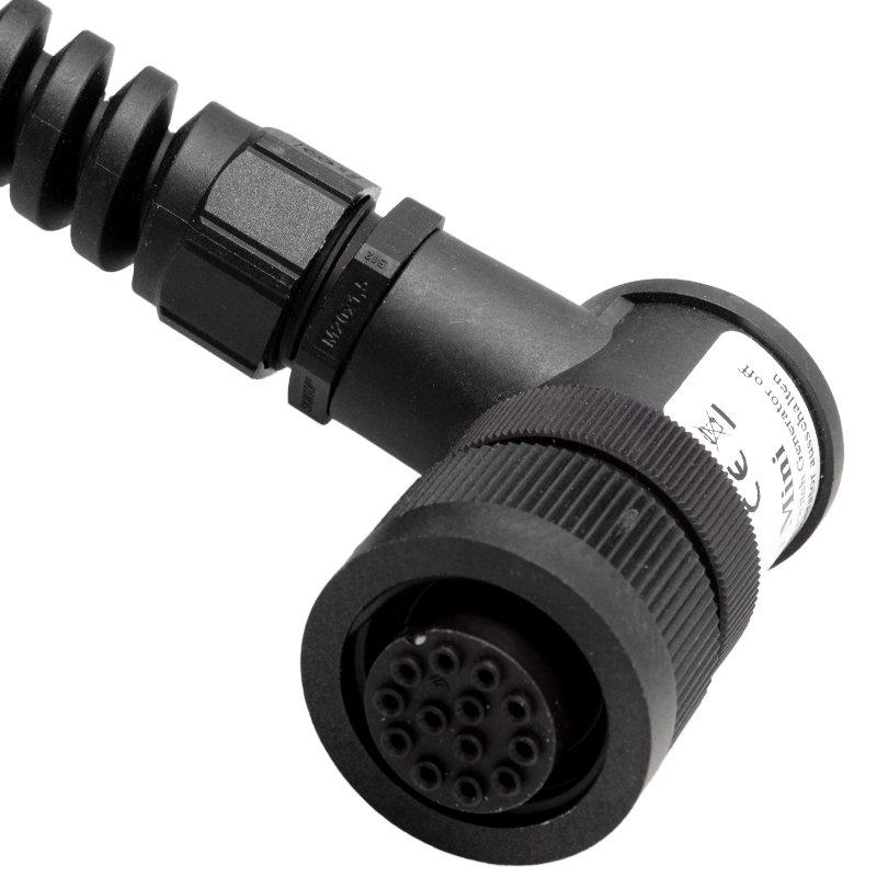 Hensel Cavo di conversione da spina lunga a 20 pin a spina Tonda EH Pro Mini 8 Hensel Cavo Conversione lato B