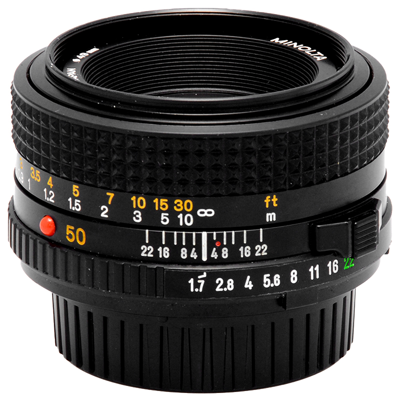 Minolta MD 50mm lato A