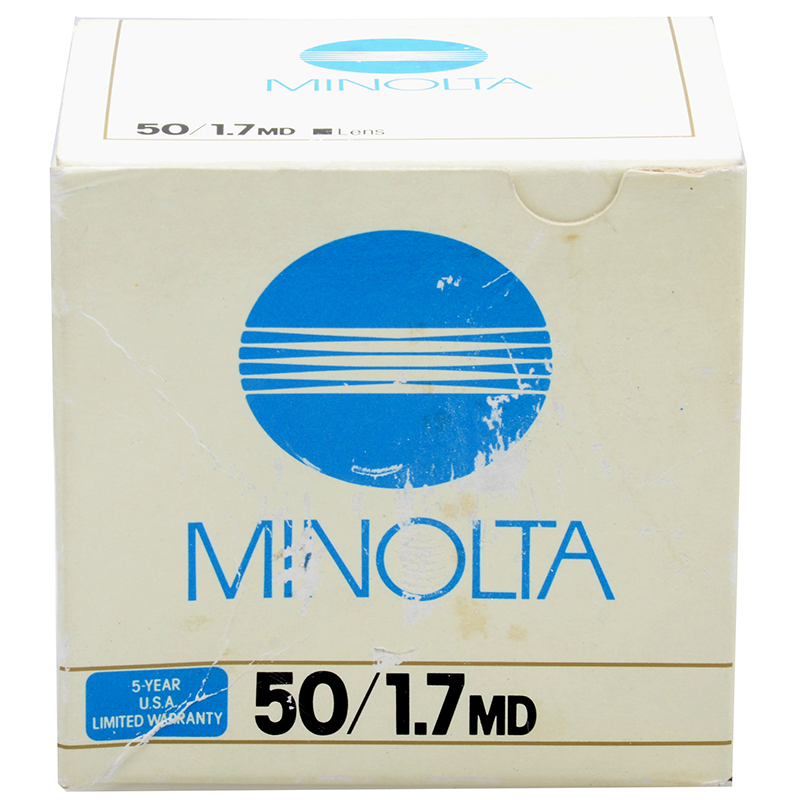 Minolta MD 50mm dettaglio