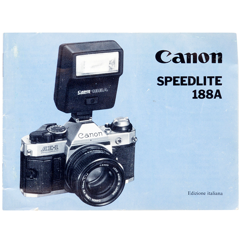 Manuale Canon 188A retro