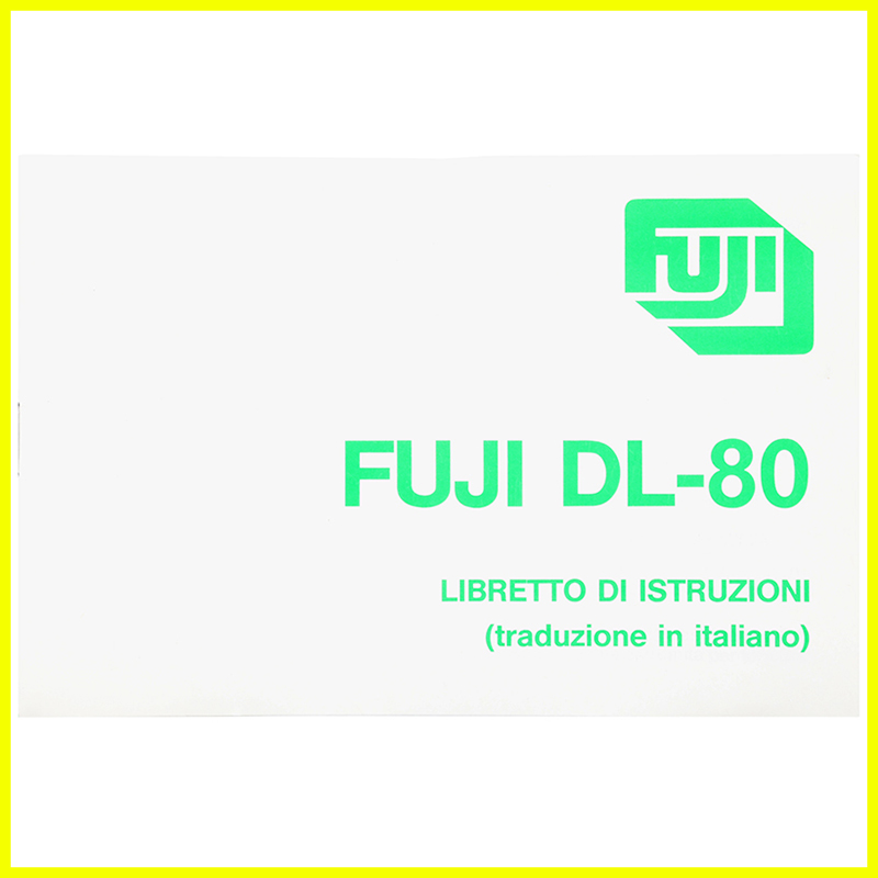 Manuale Fuji DL-80 copertina