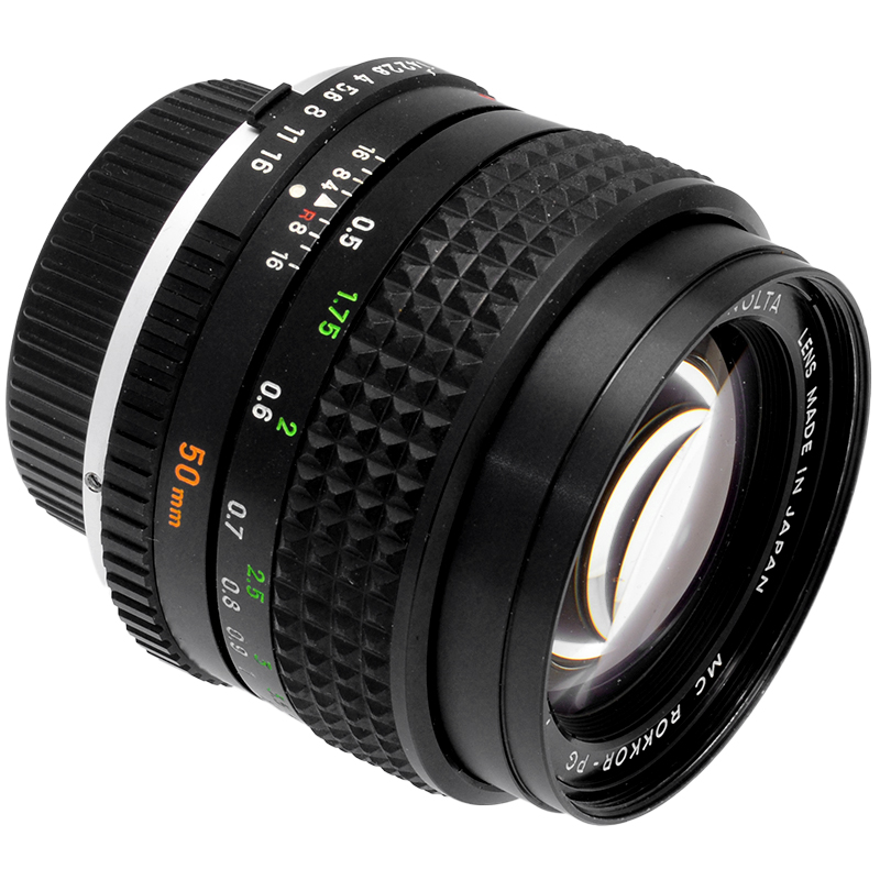 Minolta Rokkor PG 50mm lato B