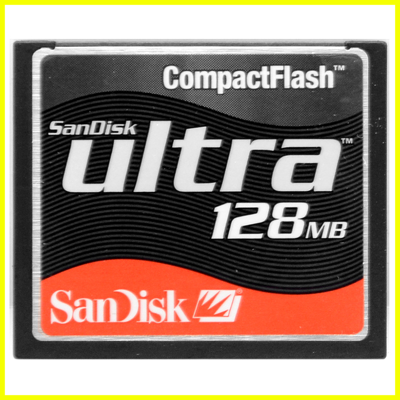 SanDisk Ultra 128MB vista frontale