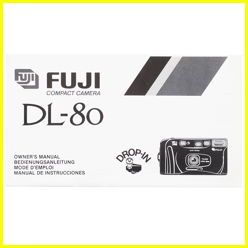 Fuji DL-80 manual front cover