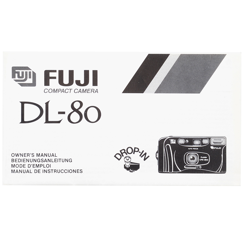 Fuji DL-80 manual open pages