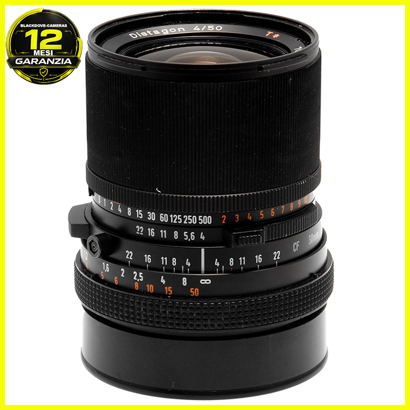 Zeiss Distagon 50mm CF Hasselblad vista frontale