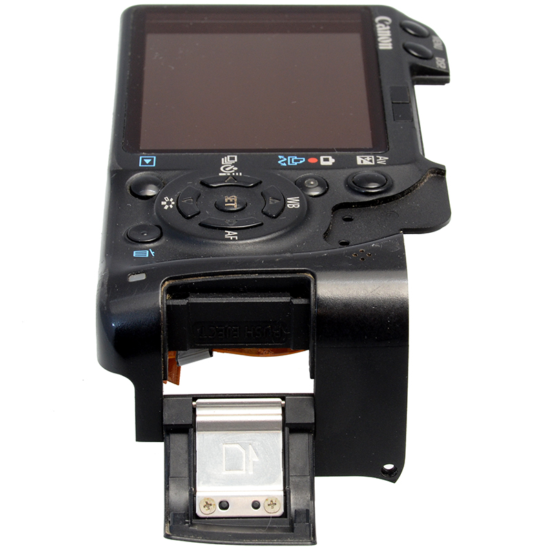 Canon EOS 500D rear cover dettaglio 2