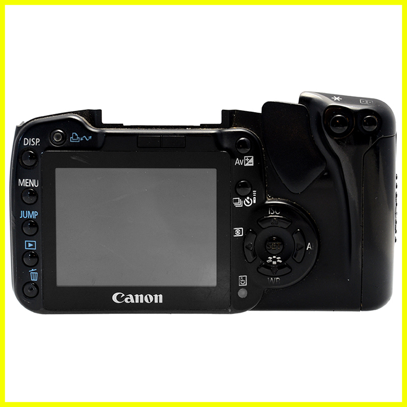 Canon EOS 400D rear cover vista frontale