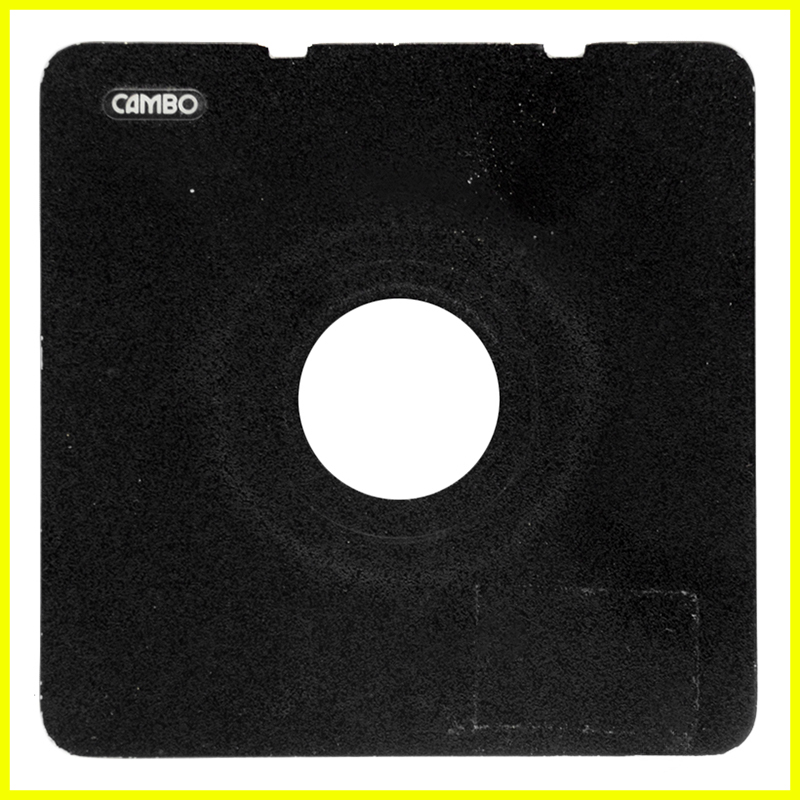 Piastra Cambo 124x124 foro 34mm vista frontale