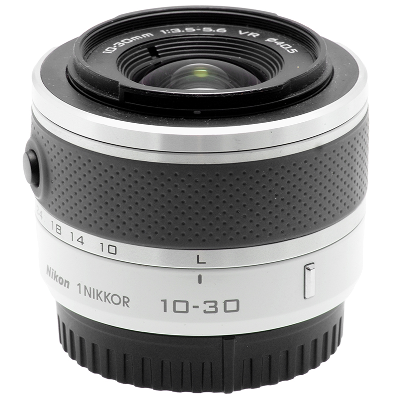 Nikon 1 Nikkor 10-30mm VR White vista laterale