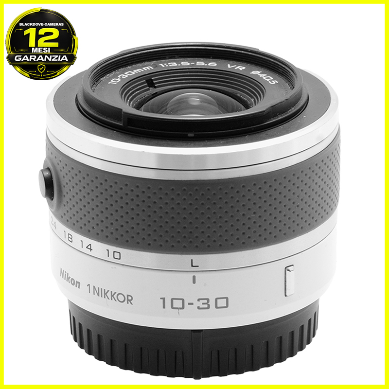 Nikon 1 Nikkor 10-30mm VR White vista frontale