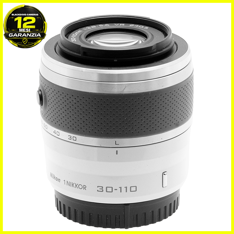 Nikon 30-110mm VR White vista frontale