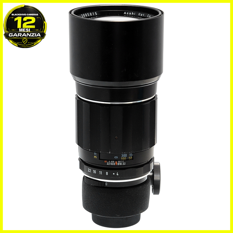 Pentax Super Takumar 300mm f/4 vista frontale