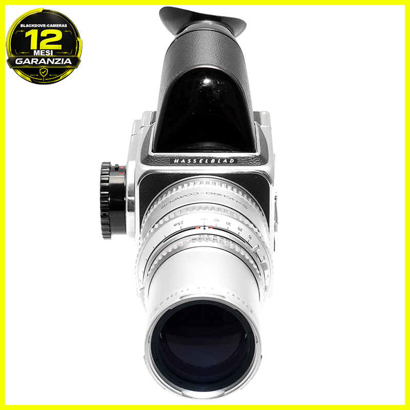 Hasselblad 500 C/M con Sonnar 250mm vista frontale