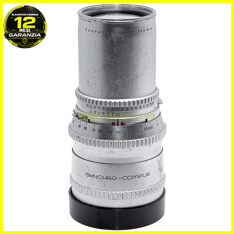 Zeiss Sonnar 250mm vista frontale