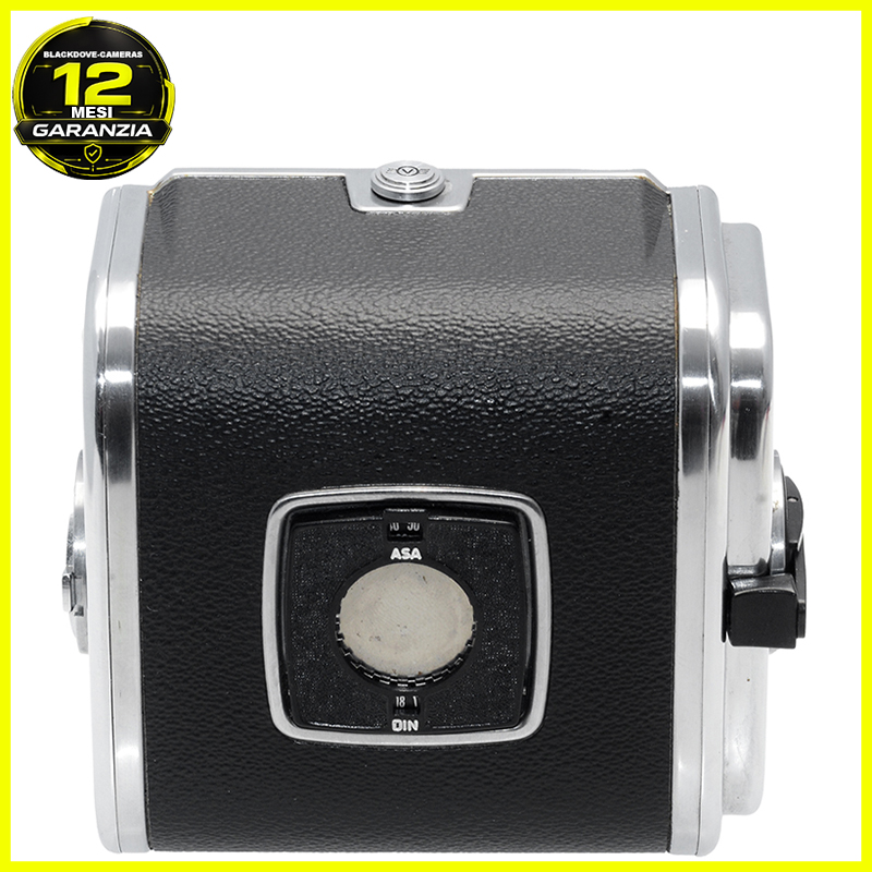 Hasselblad 30074 Film Magazine A12 Chrome. Magazzino 120 12 pose. Testato. 55 Hasselblad A12 Chrome vista 1