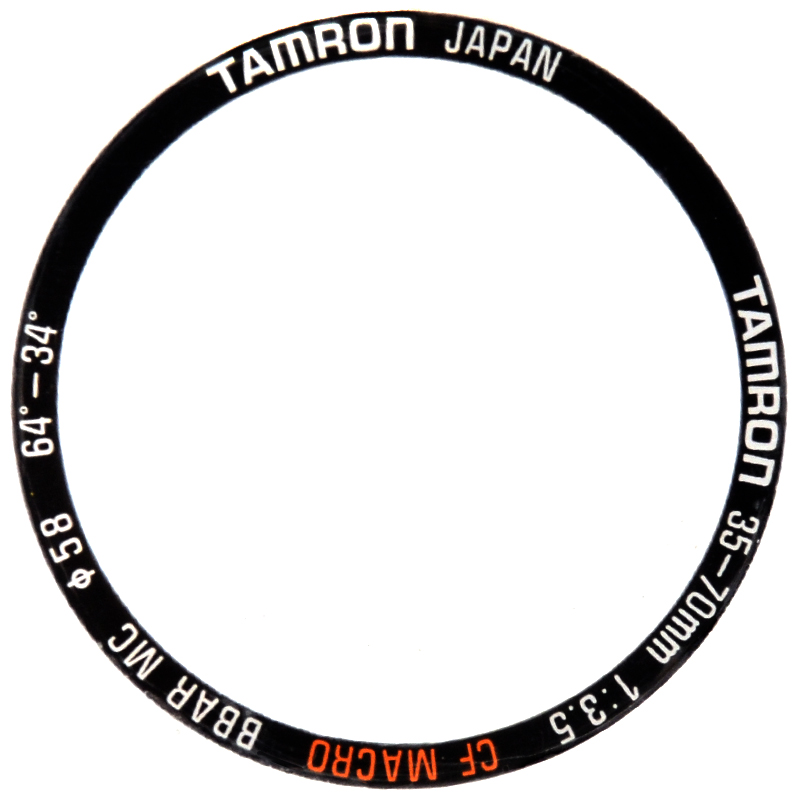 Tamron 35-70mm front ring dettaglio 1