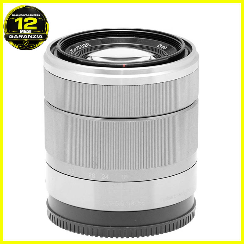 Sony E 18-55mm OSS vista frontale