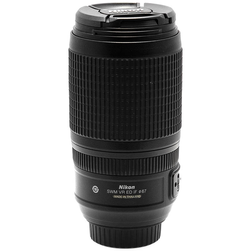 Nikon 70-300mm dettaglio corpo obiettivo