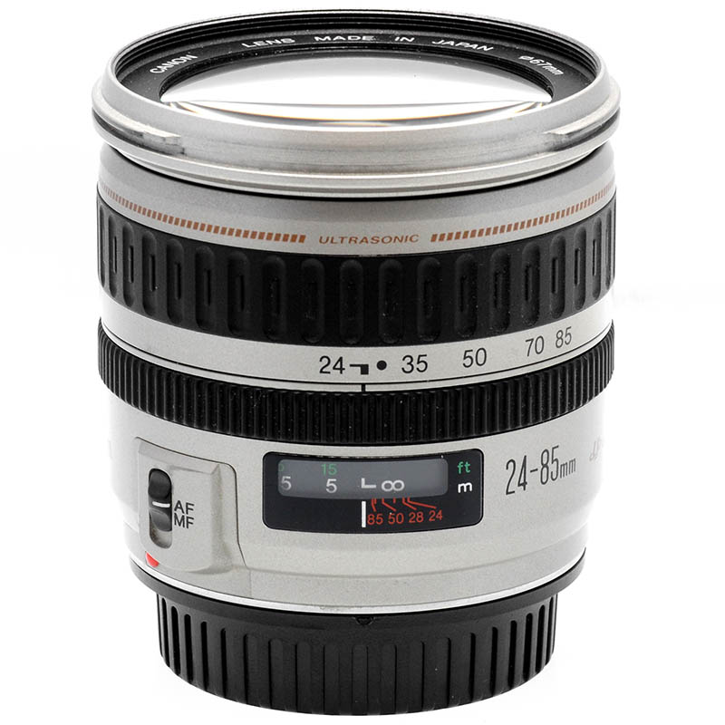 Canon EF 24-85mm Silver dettaglio 1