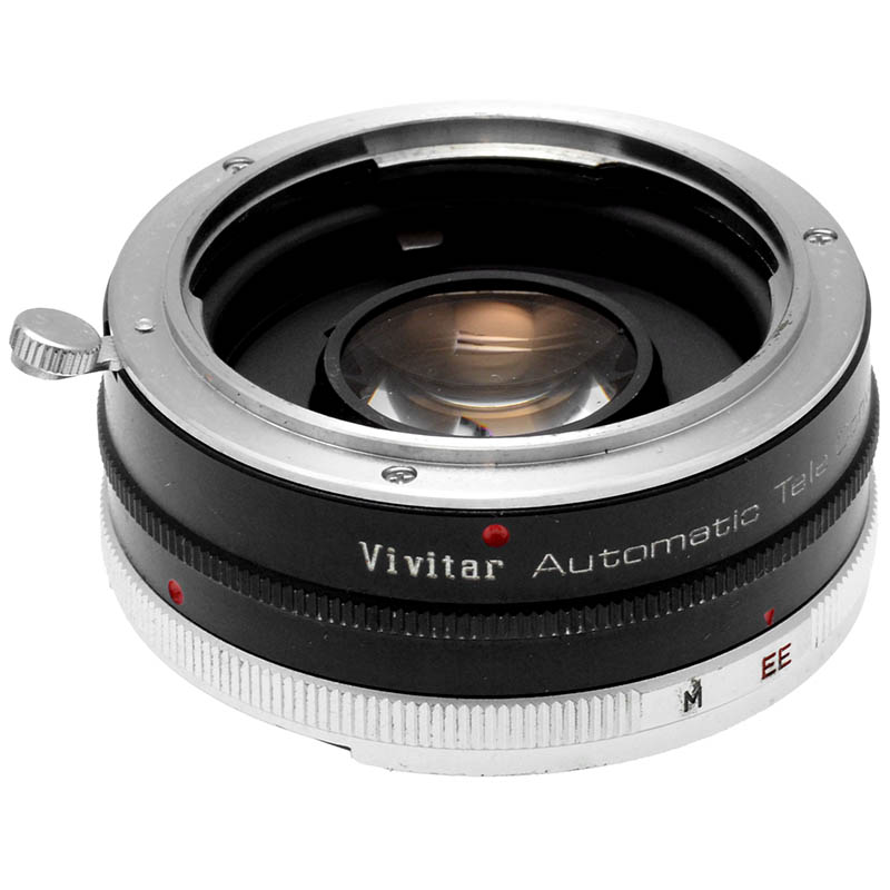 Moltiplicatore focale Vivitar Automatic Tele Converter 2x per fotocamere Konica 6 Vivitar Tele Converter dettaglio 1