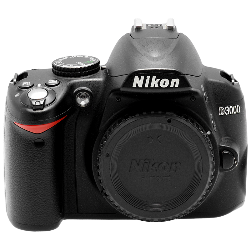 Nikon D3000 Reflex Digitale Body 10.2MP Macchina fotografica innesto F 9 Nikon D3000 dettaglio 1
