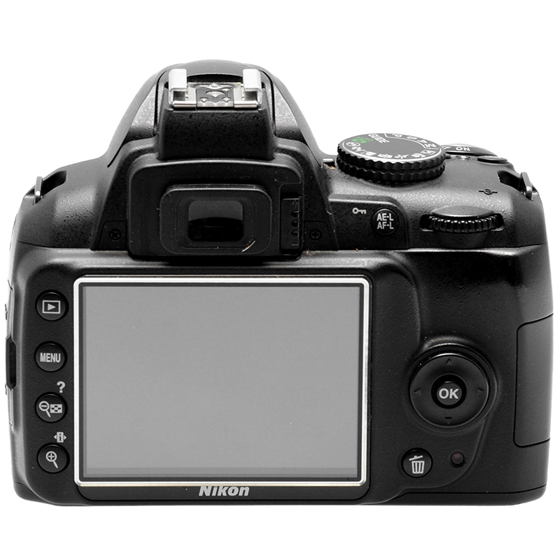 Nikon D3000 Reflex Digitale Body 10.2MP Macchina fotografica innesto F 10 Nikon D3000 dettaglio 2