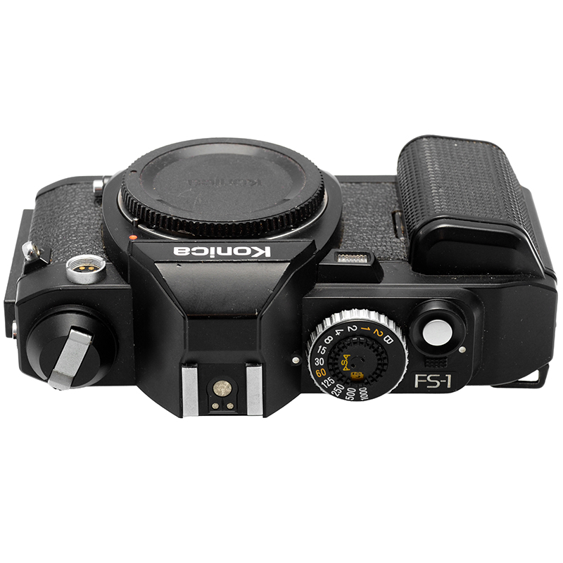 Konica FS-1 body black dettaglio 3