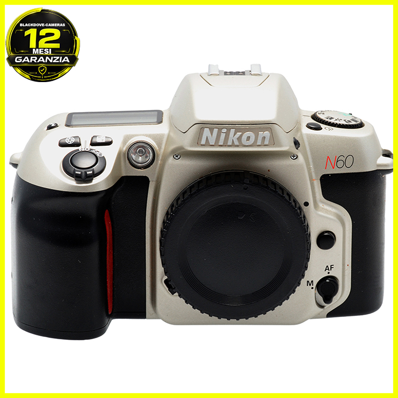 Nikon N‑60 body reflex autofocus analogica F60. Usa pellicola 35mm. F-60 7 Nikon F60 vista 1