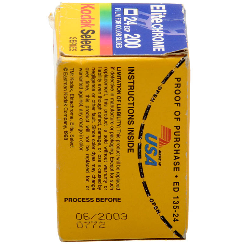 Kodak Elite Chrome dettaglio 2