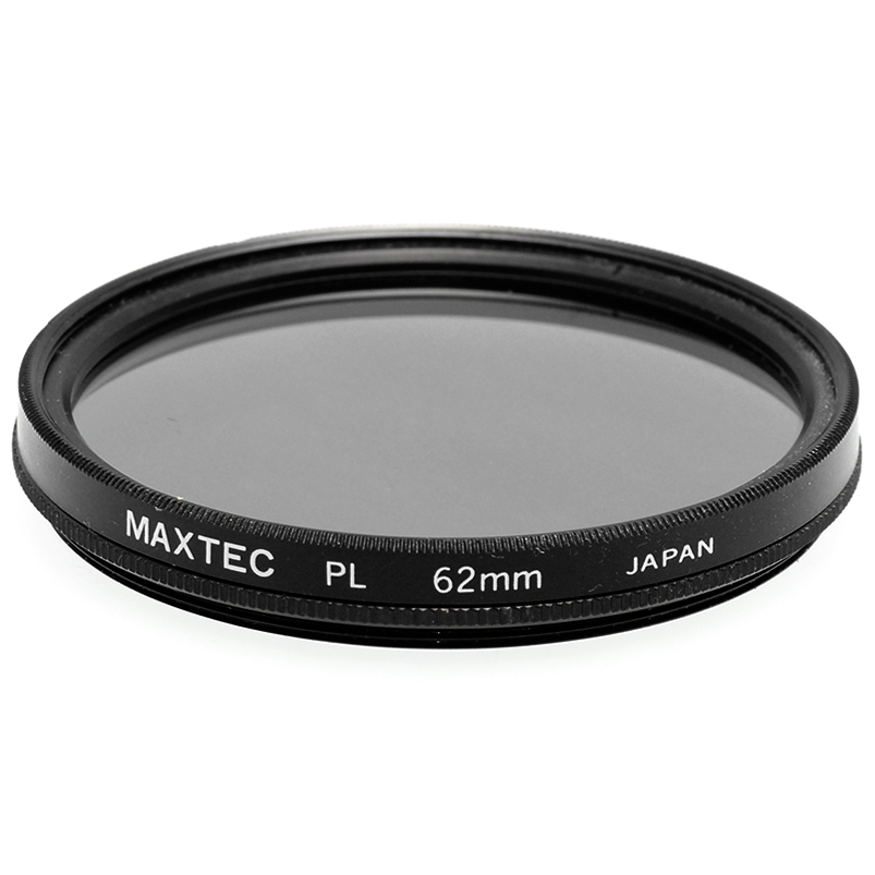 62mm Filtro polarizzatore PL Maxtec per obiettivi a vite M62 Polarizing filter 5 Filtro polarizzatore Maxtec 62mm dettaglio 1