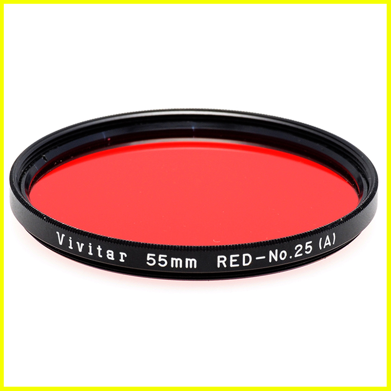 Filtro Fotografico Rosso No. 25 (A) Vivitar 55mm. Red filter Ø55 mm. M55 4 Filtro rosso Vivitar 55mm vista 1