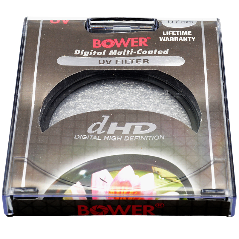 Filtro UV 67mm Bower Digital HD UV per Obiettivi M67. UltraViolet. Japan 8 Filtro UV Bower 67mm dettaglio 2